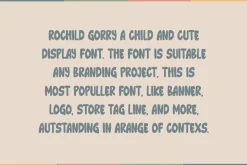 Rochild - Kids Font