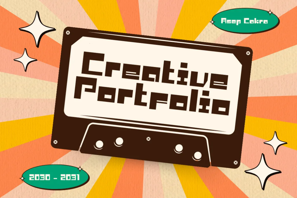 Rocketron – Y2k Square Font