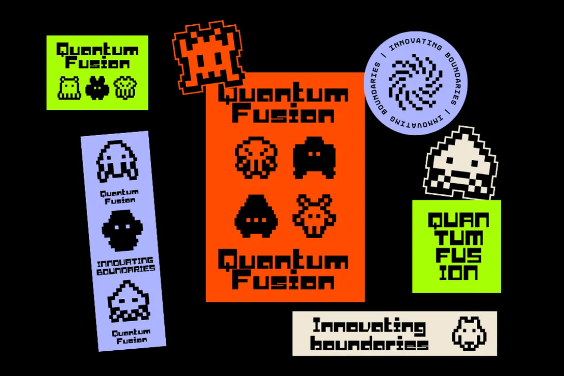 Rocketron – Y2k Square Font