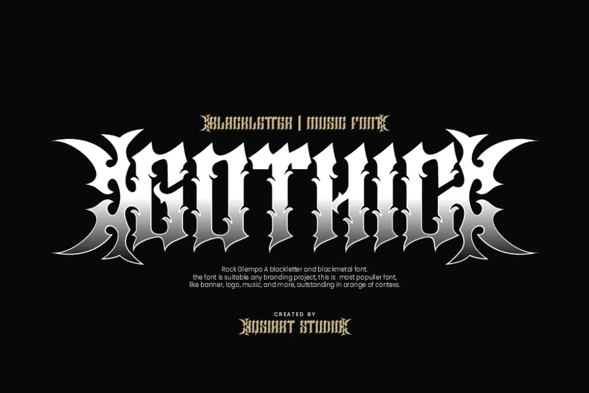 Rock Glempo - Music Font