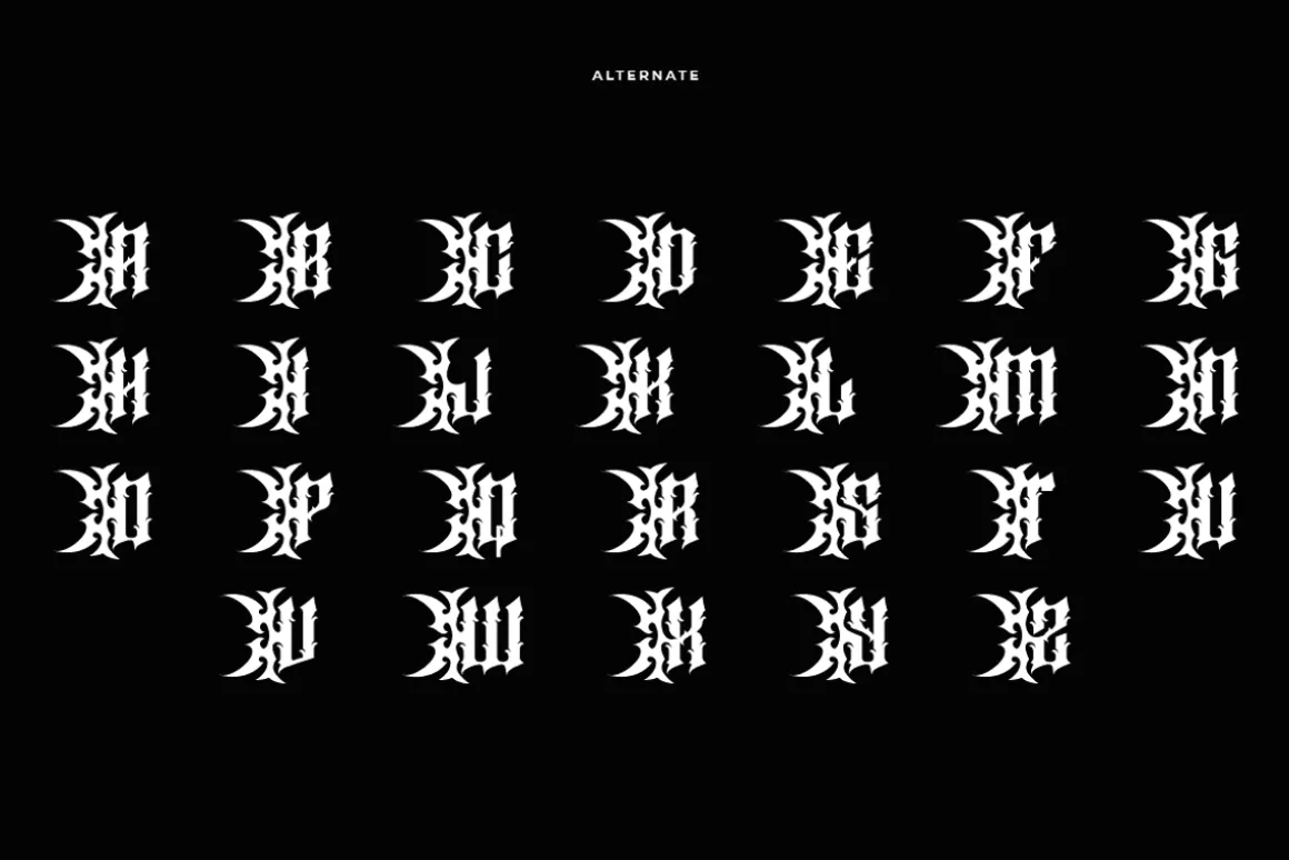 Rock Glempo - Music Font