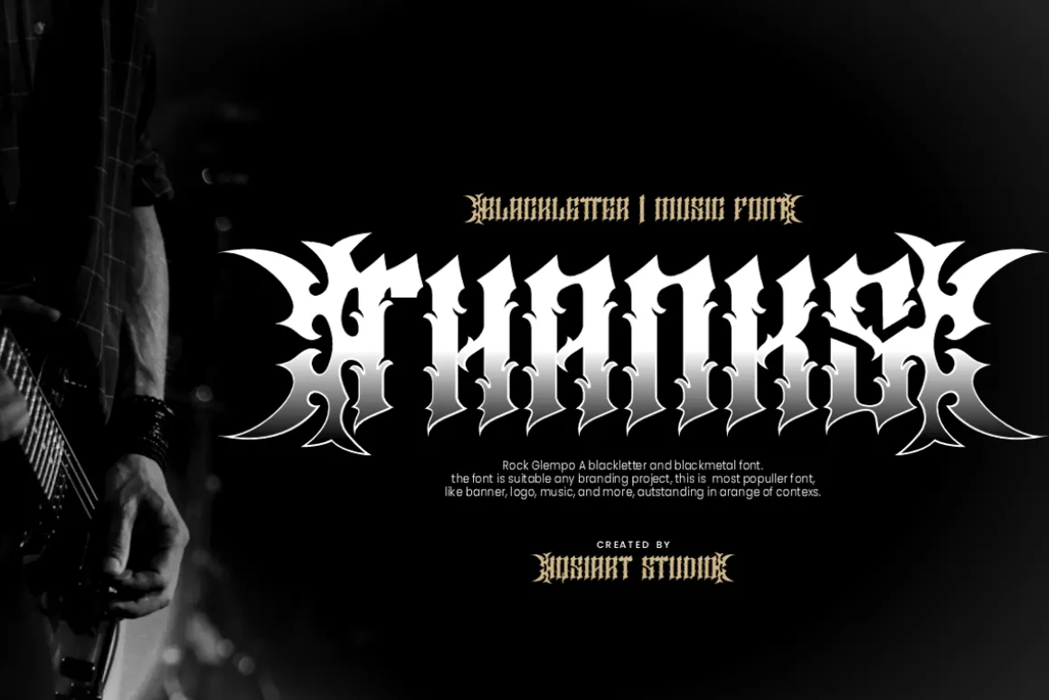 Rock Glempo - Music Font