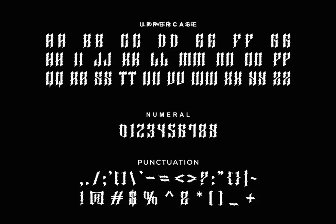 Rock Glempo - Music Font