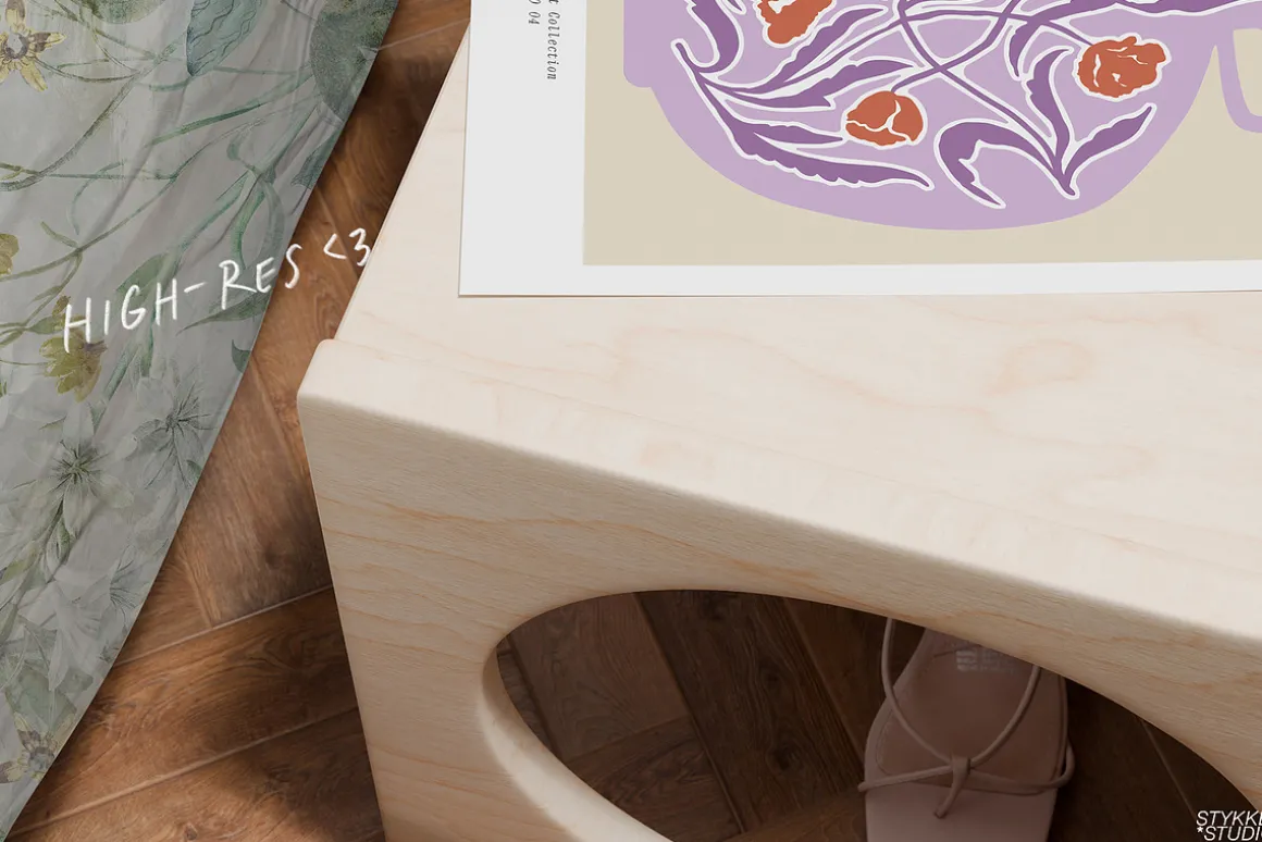 ROCOCO GIRL DINNER | poster mockup