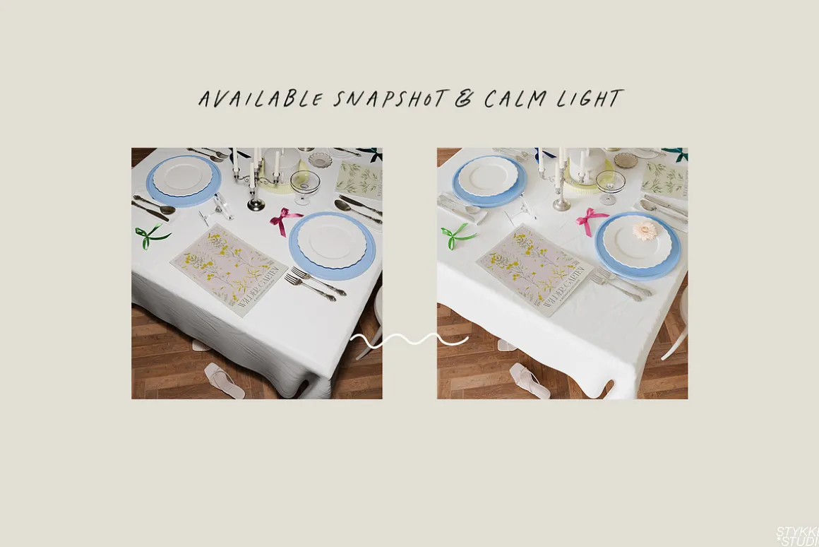 ROCOCO GIRL DINNER | poster mockup