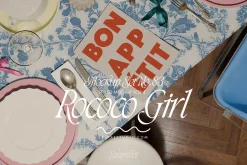 ROCOCO GIRL DINNER | poster mockup