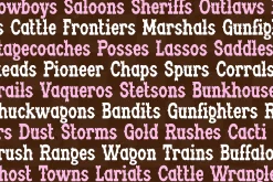 RODEO SPURS Fancy Cute Western Font