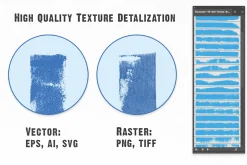 40 Roll Stroke Brushes for Ai & Ps