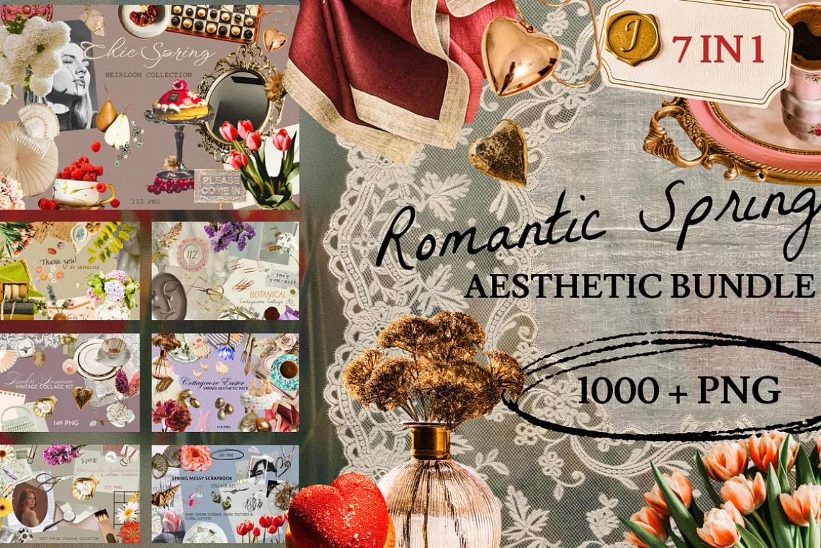 Romantic Spring Aesthetic BUNDLE