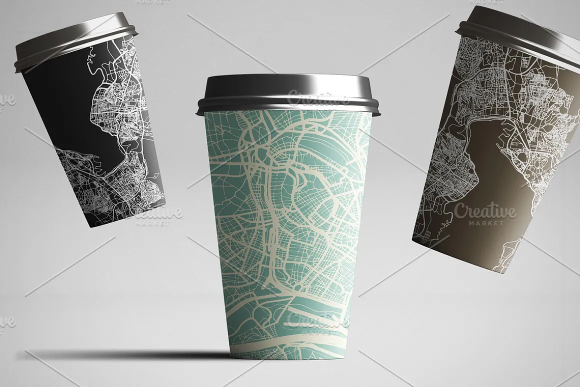 Rome Italy City Map in Retro Style.