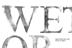 Romsky Watercolor - SVG Font