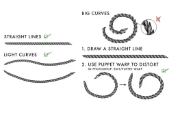 Rope Brush Set