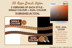 Rope Procreate Brush Set