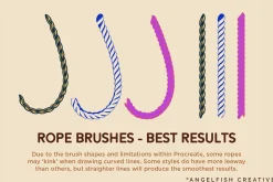 Rope Procreate Brush Set
