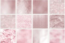 Rose gold Digital paper vol 1