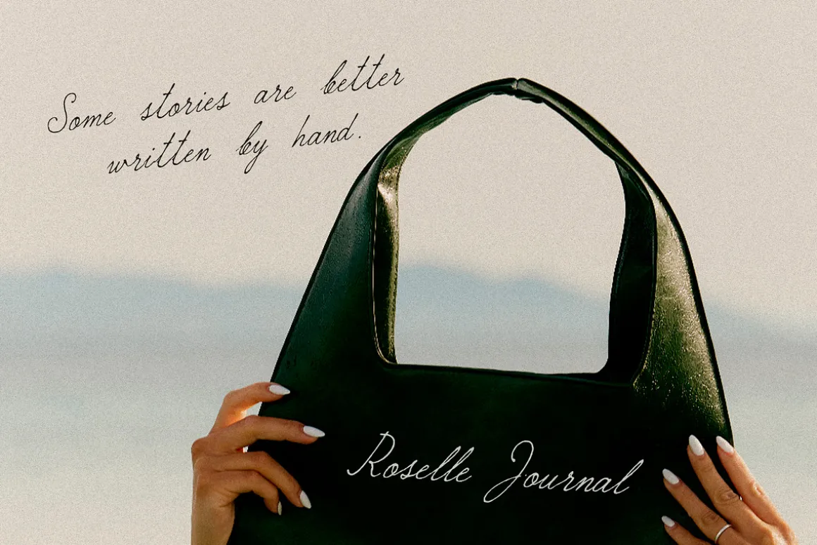 Roselle Journal | Script Font