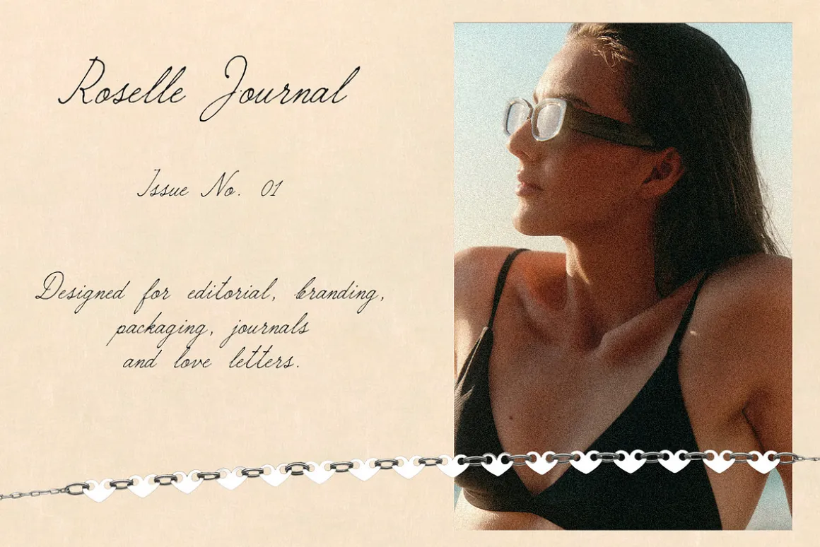 Roselle Journal | Script Font