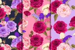 Roses and Dry Flowers Pattenrs