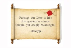 Rosetype - Handmade Typewriter Font