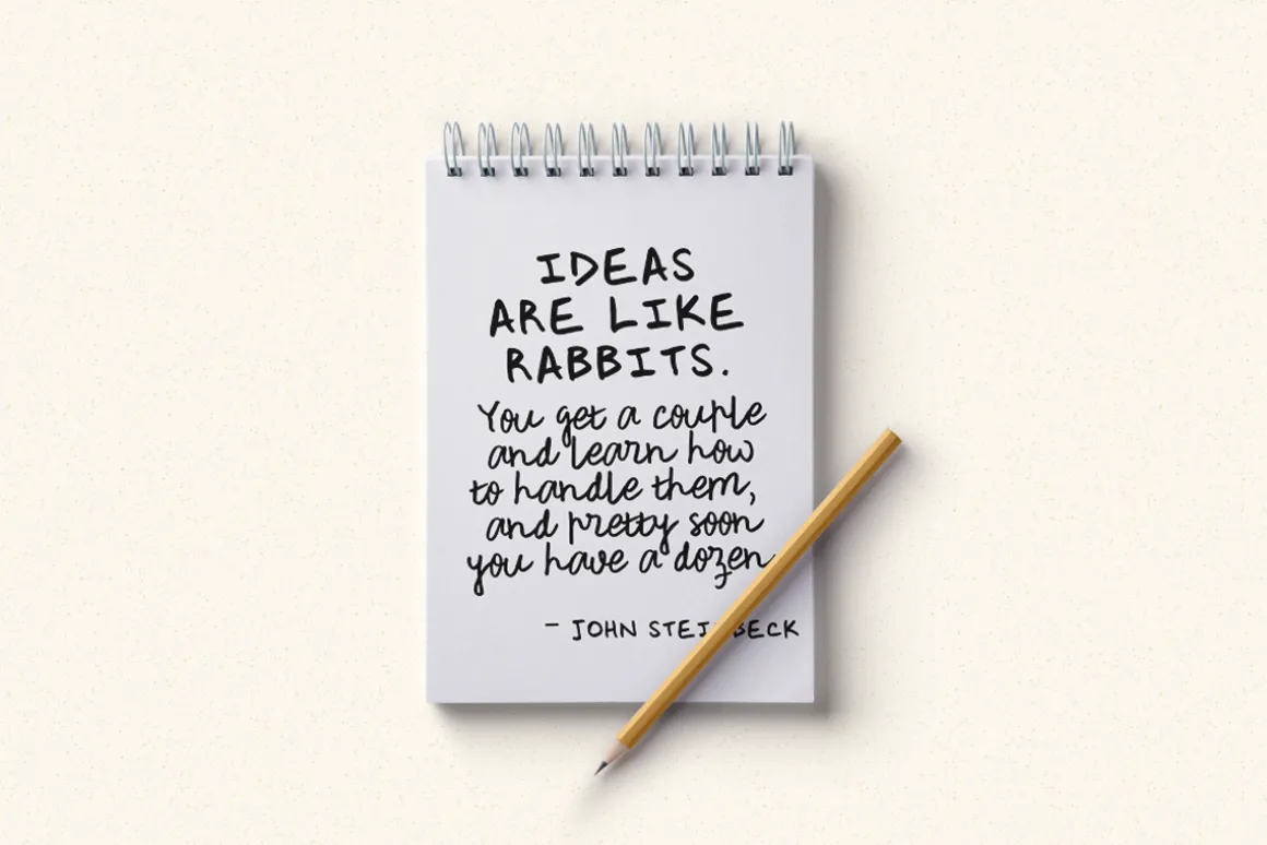 Rough Notes handwritten font