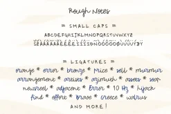 Rough Notes handwritten font