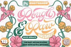 Rough & Raw Photoshop Brush Set
