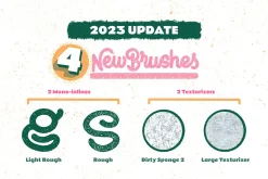 Rough & Raw Photoshop Brush Set