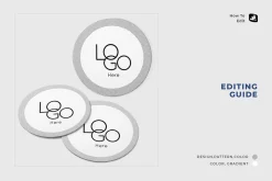 Round Beer Coaster Mockup
