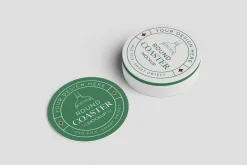Round Coaster Mockup