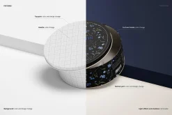Round Cookie Tin Mockup Set 2