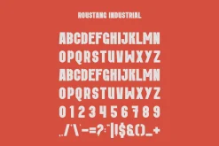 Roustang Industrial - Condensed Font