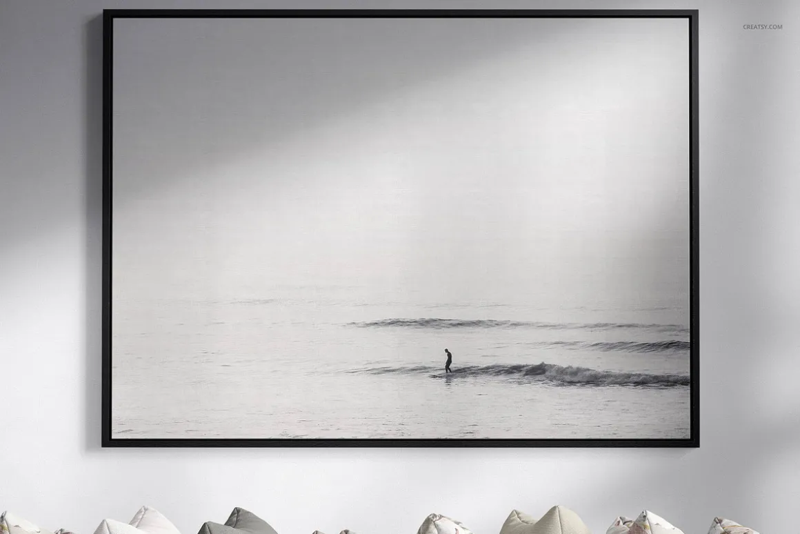 Row of Pillows Mockup