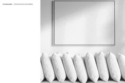 Row of Pillows Mockup