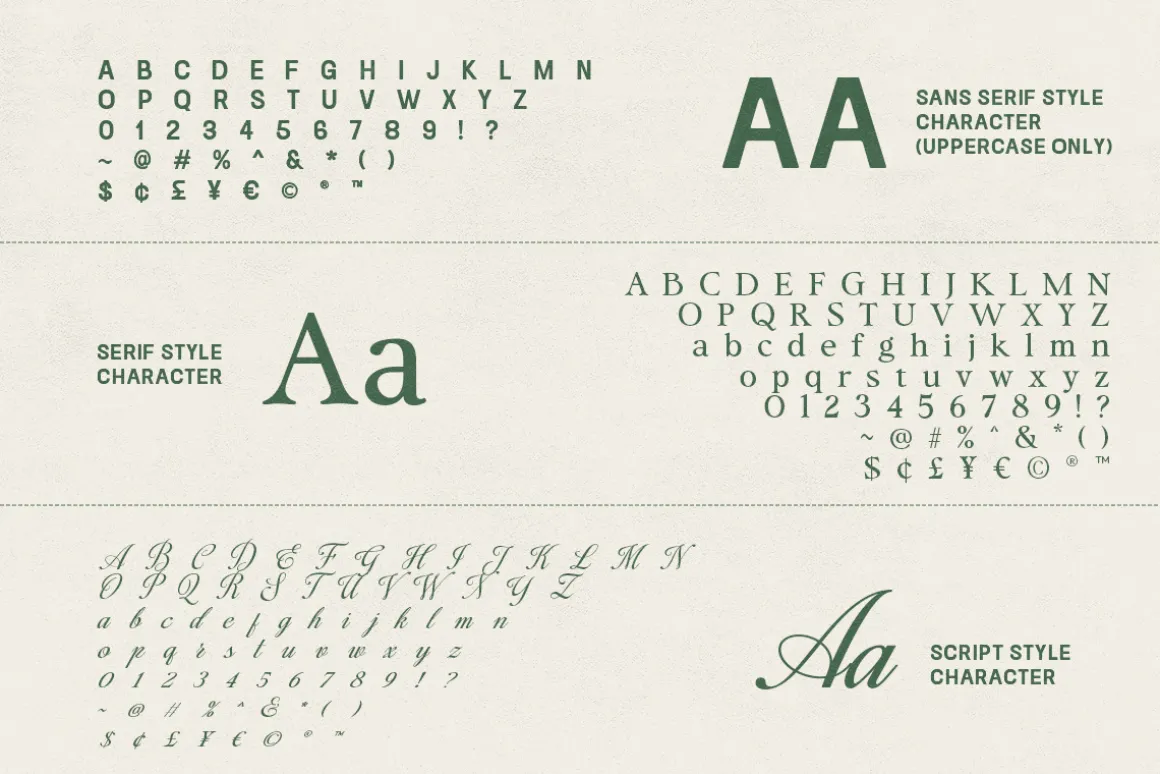 Royale Couture - Essential Font Trio