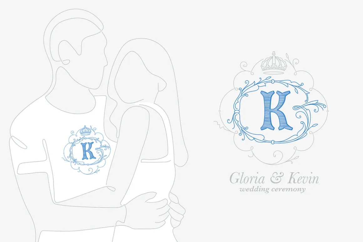 Royal Wedding Monograms font family