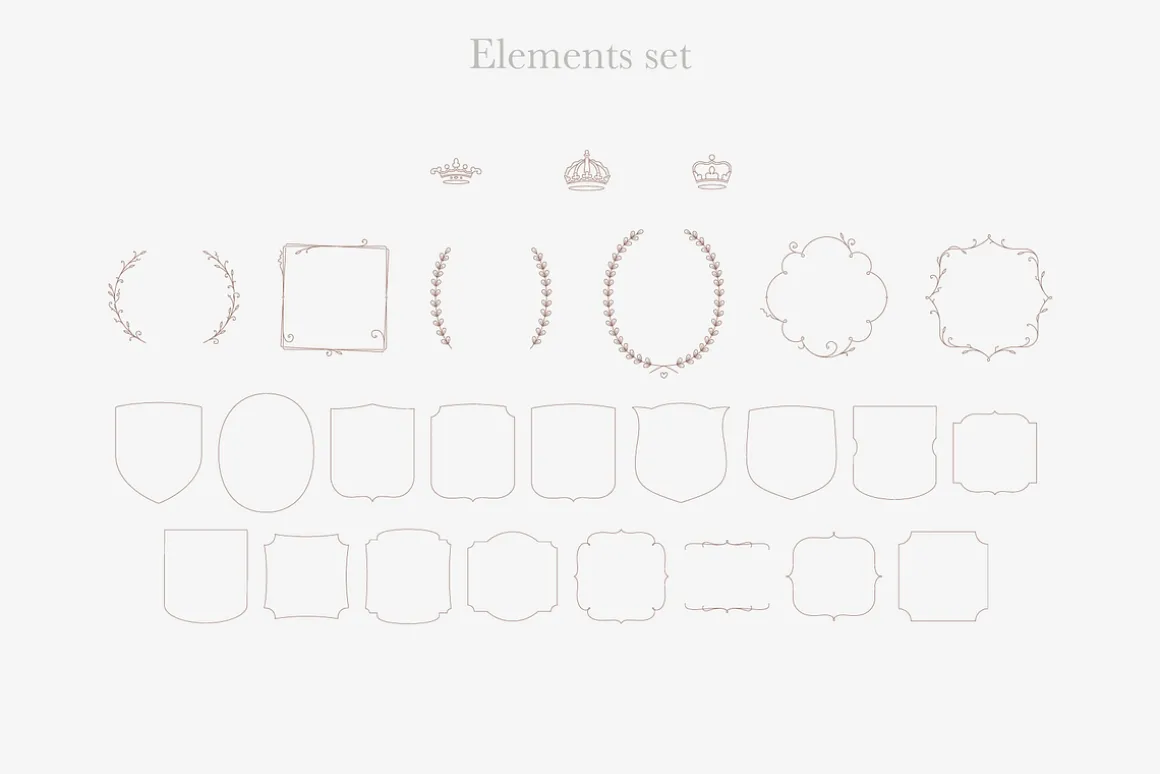 Royal Wedding Monograms font family