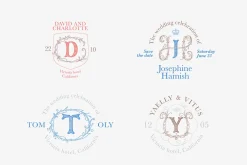 Royal Wedding Monograms font family