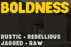 RUGLES — Rustic & Bold Sans