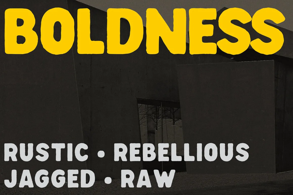 RUGLES — Rustic & Bold Sans