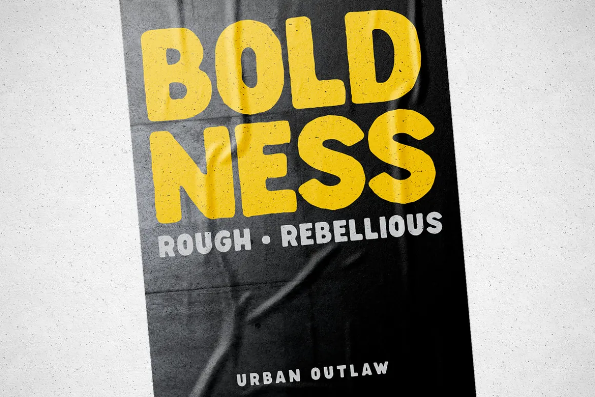 RUGLES — Rustic & Bold Sans