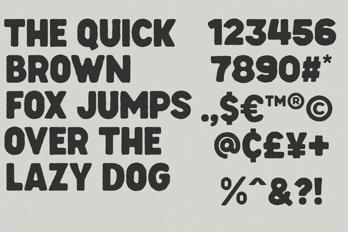 RUGLES — Rustic & Bold Sans