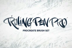 Ruling Pen Pro Procreate Brush Set
