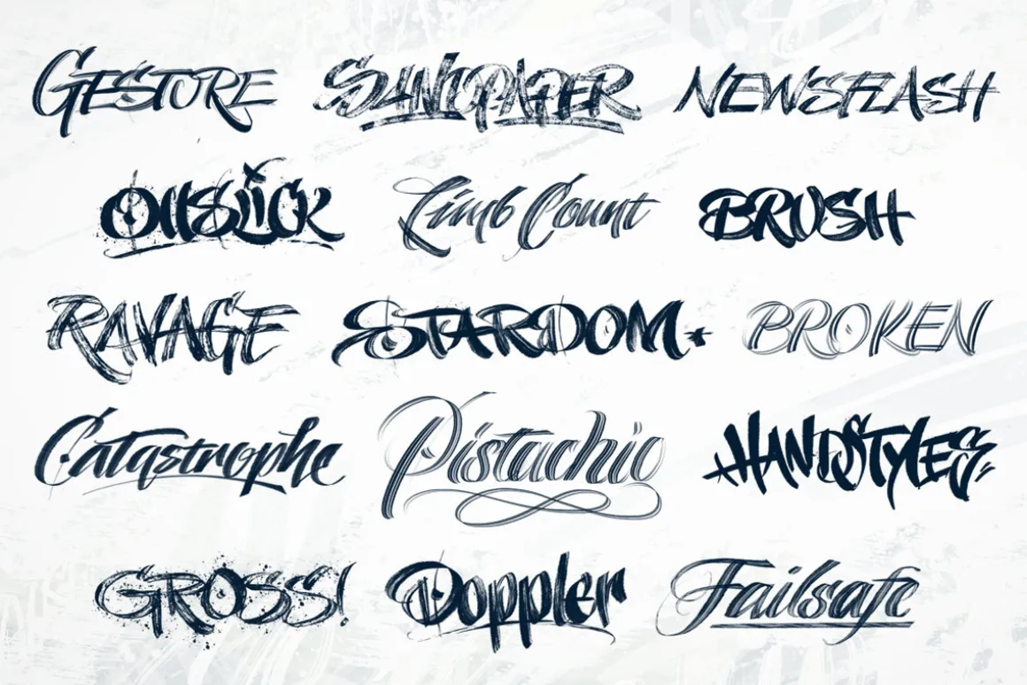 Ruling Pen Pro Procreate Brush Set