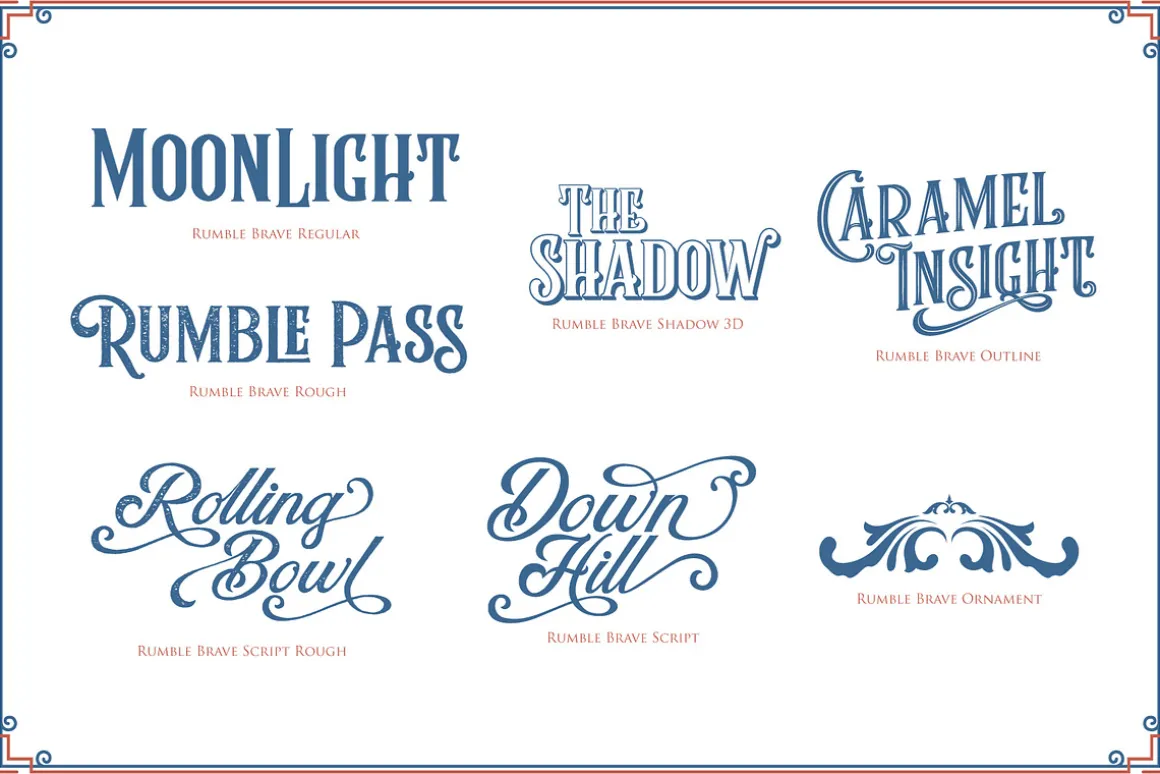 Rumble Brave Typeface