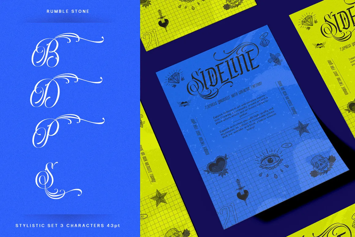 Rumble Stone Typeface