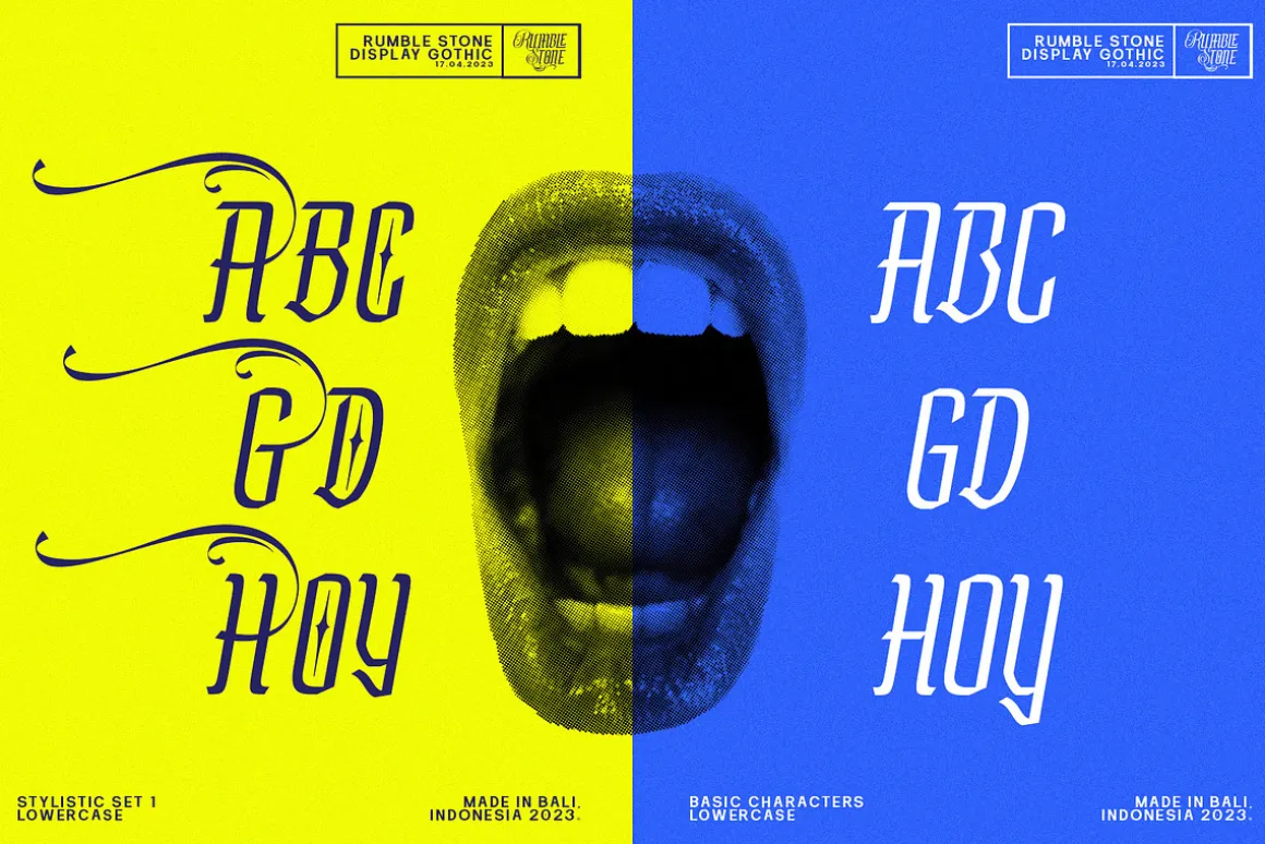 Rumble Stone Typeface