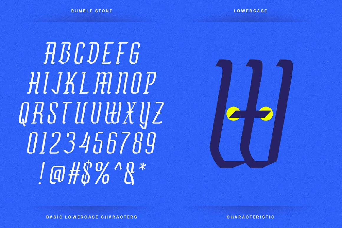 Rumble Stone Typeface