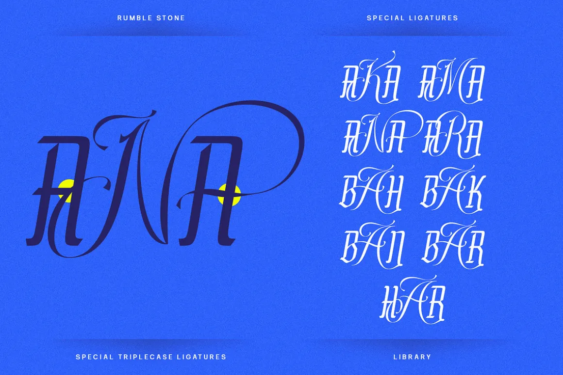 Rumble Stone Typeface