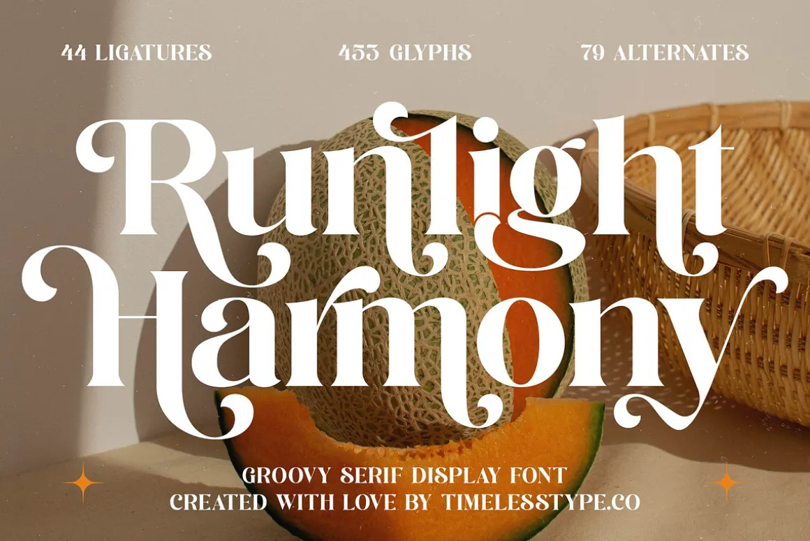 Runlight Harmony Groovy Serif