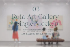 Ruta Single | 03 Art Gallery Mockup